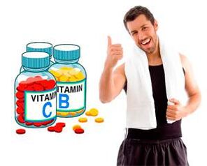 Which vitamins are required for male potency